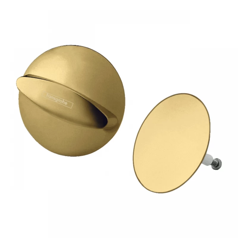 Capac sifon si preaplin Hansgrohe Flexaplus auriu lucios