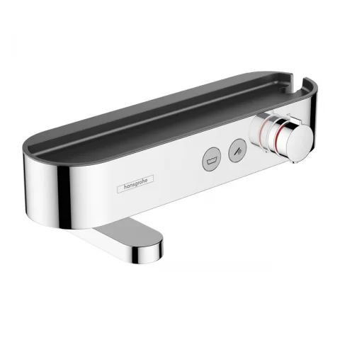 Baterie cada si dus termostatata Hansgrohe ShowerTablet Select crom lucios