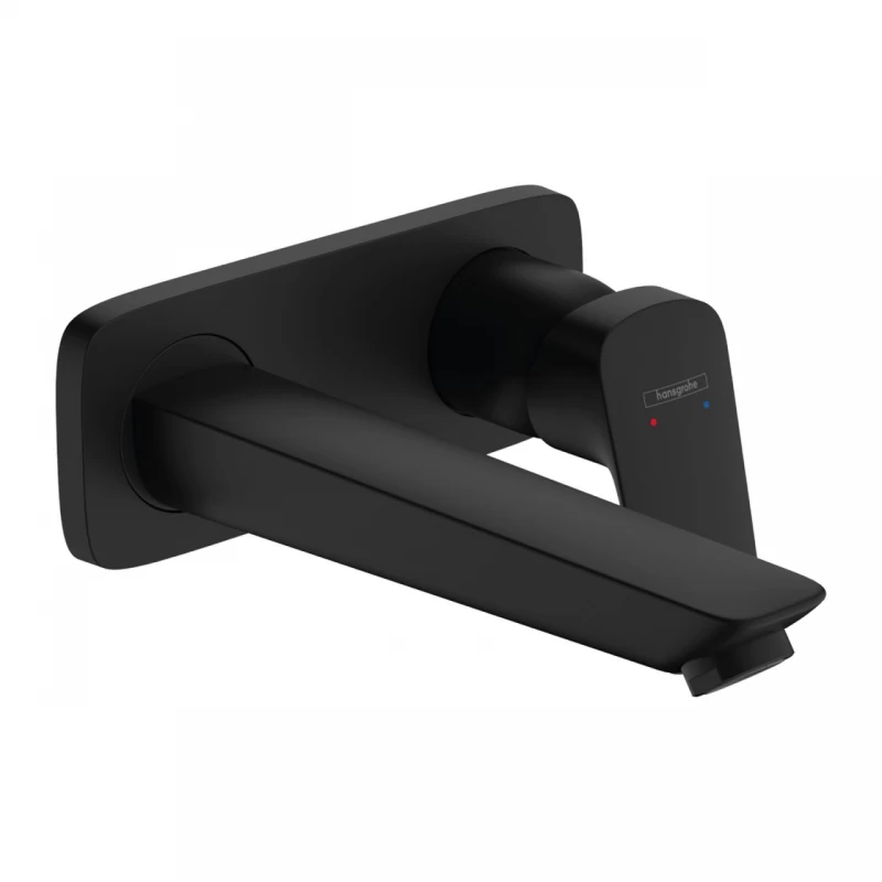 Baterie lavoar incastrata Hansgrohe Logis negru mat monocomanda