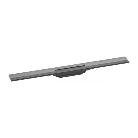 Grila pentru rigola dus Hansgrohe RainDrain Flex ajustabil 80 cm negru-crom periat