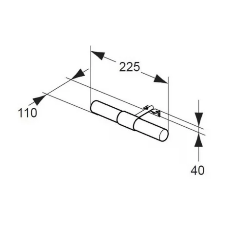 Aplica Ideal Standard Tempo Eva G9 22.5x11 cm 