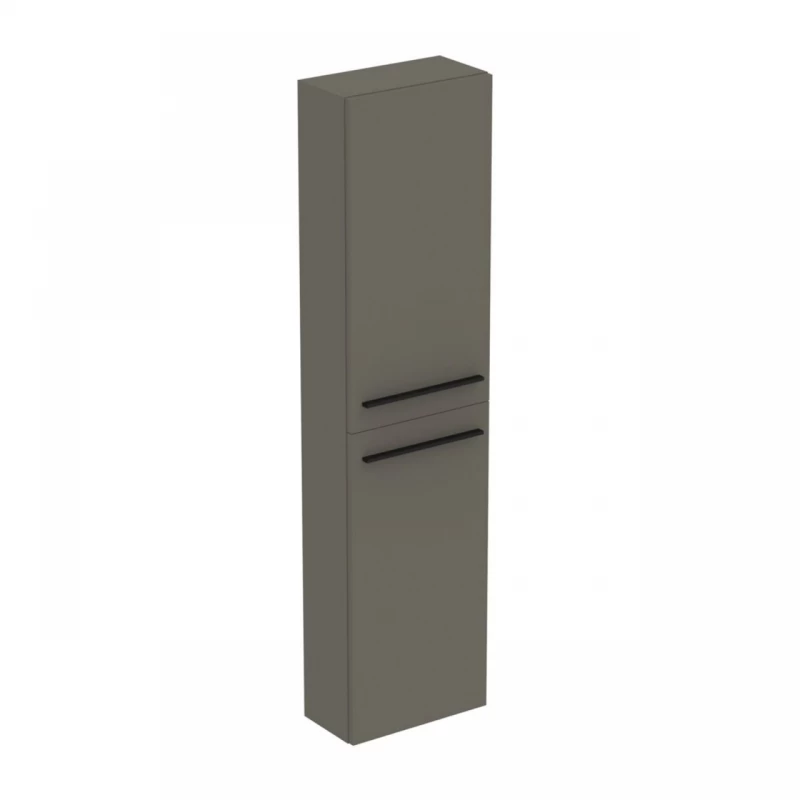 Dulap inalt suspendat Ideal Standard i.life S 40x160 cm gri cuart mat 2 usi