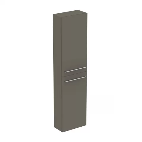 Dulap inalt suspendat Ideal Standard i.life S 40x160 cm gri cuart mat 2 usi