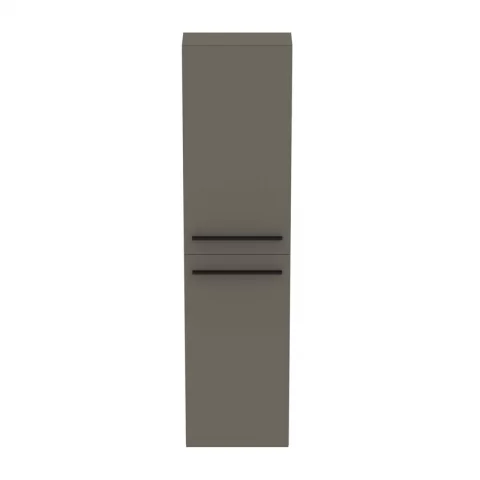 Dulap inalt suspendat Ideal Standard i.life S 40x160 cm gri cuart mat 2 usi