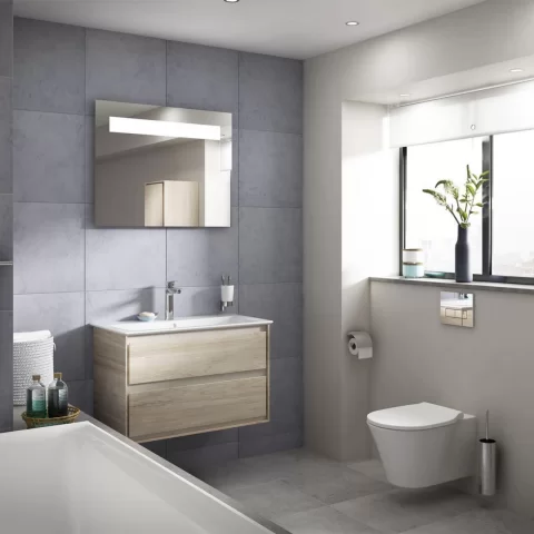 Oglinda cu iluminare Ideal Standard Strada 80x65 cm 