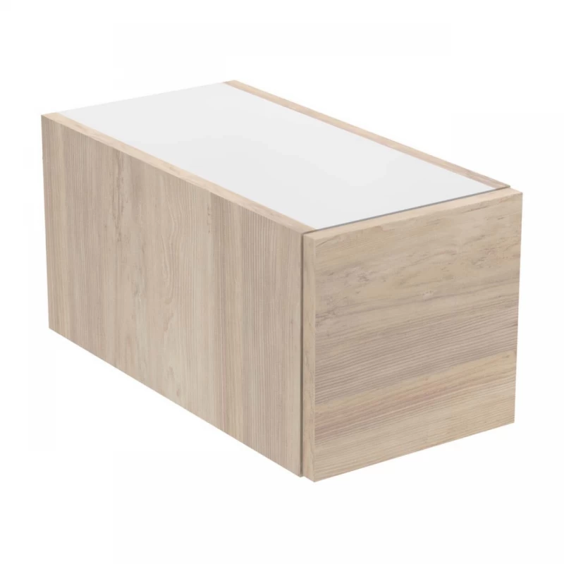 Dulap suspendat Ideal Standard Adapto 25x24.5 cm lemn maro deschis 1 sertar