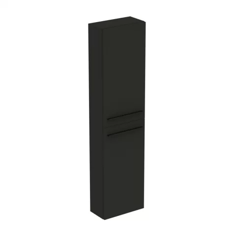 Dulap inalt suspendat Ideal Standard i.life S 40x160 cm gri-carbon mat 2 usi
