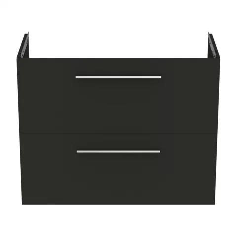 Baza lavoar suspendat Ideal Standard i.life S 2 sertare 80x37.5 cm gri carbon mat