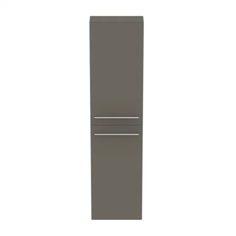 Dulap inalt suspendat Ideal Standard i.life S 40x160 cm gri cuart mat 2 usi