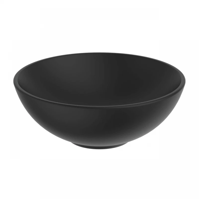 Lavoar pe blat Ideal Standard Strada negru mat Ø41 cm