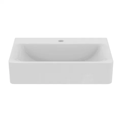 Lavoar suspendat Ideal Standard Connect Cube 60x46 cm alb lucios