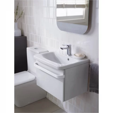 Lavoar pe mobilier Ideal Standard Tonic II alb lucios 52x41 cm