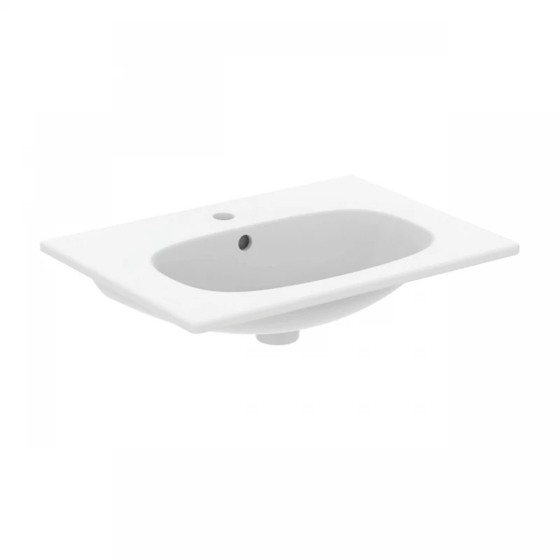 Lavoar pe mobilier Ideal Standard Tesi alb mat 62.5x45 cm