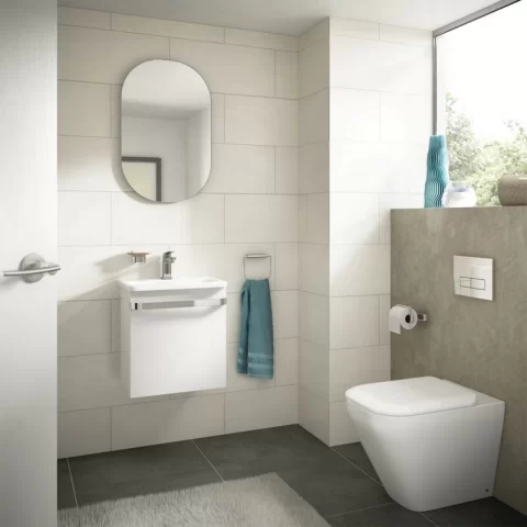 Lavoar pe mobilier Ideal Standard Tonic II alb lucios 52x41 cm