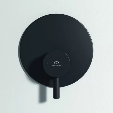 Baterie dus incastrata Ideal Standard Ceraline negru mat