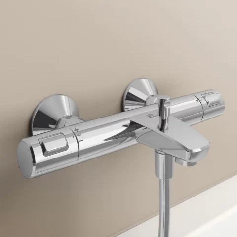 Baterie cada si dus termostatica Ideal Standard Ceratherm T25 crom lucios