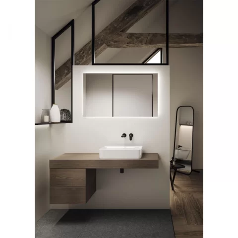 Baterie lavoar incastrata Ideal Standard Cerafine O negru mat