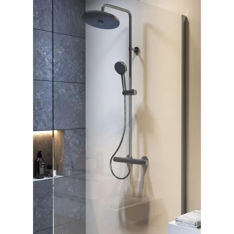 Sistem dus cu baterie termostatica Ideal Standard Ceratherm T25+ crom lucios
