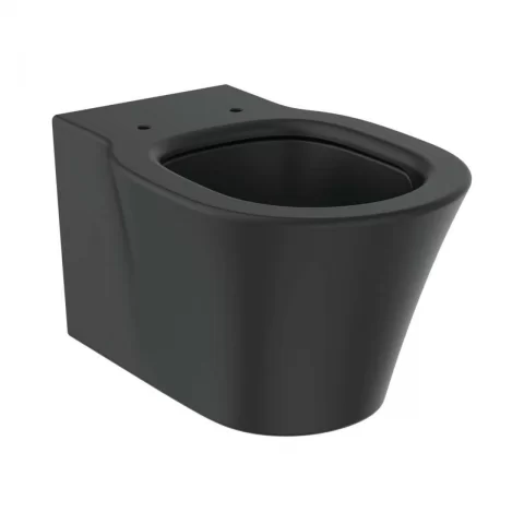 Vas WC suspendat Ideal Standard Connect Air AquaBlade 54x36 cm negru mat