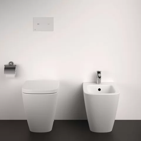 Vas WC pe pardoseala Ideal Standard i.life B RimLS+54x35.5 cm alb lucios