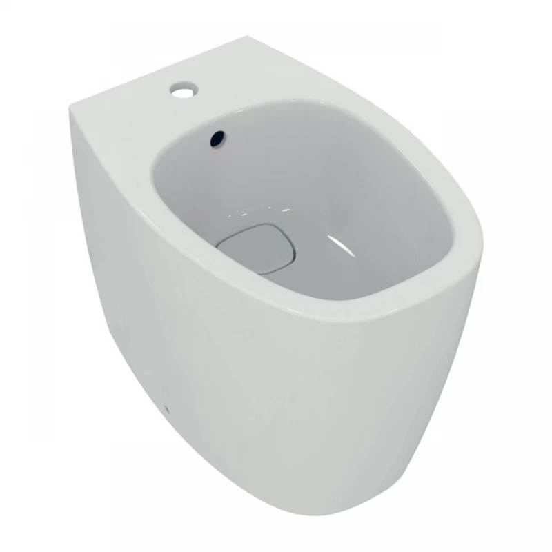 Bideu pe pardoseala Ideal Standard Dea 55x36.5 cm alb lucios