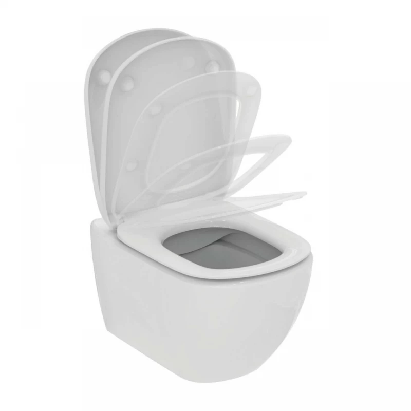 Vas WC suspendat Ideal Standard Tesi RimLS+ 53x36 cm, alb lucios