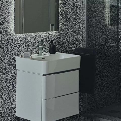 Suport prosop dublu Ideal Standard IOM 40.3 cm crom lucios