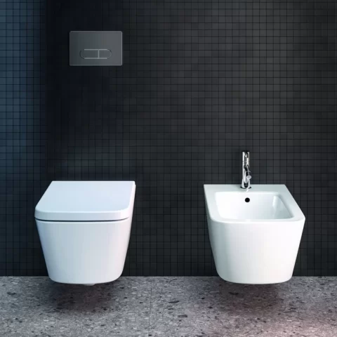 Vas WC suspendat Ideal Standard Blend Cube AquaBlade 54.5x36.5 cm alb lucios