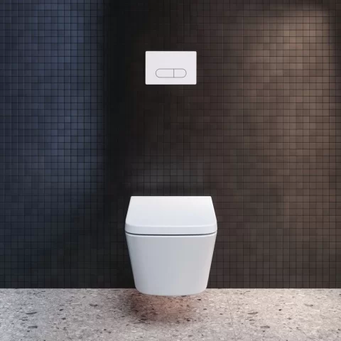 Vas WC suspendat Ideal Standard Blend Cube AquaBlade 54.5x36.5 cm alb lucios