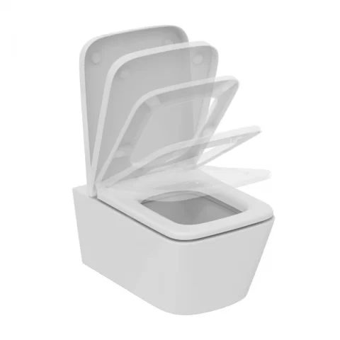 Vas WC suspendat Ideal Standard Blend Cube AquaBlade 54.5x36.5 cm alb lucios
