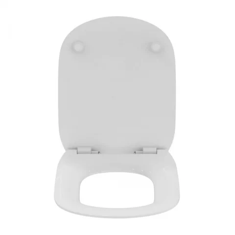 Capac WC cu inchidere normala Ideal Standard Tesi slim alb lucios