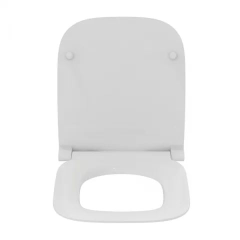 Capac WC cu inchidere lenta Ideal Standard i.life S slim alb lucios
