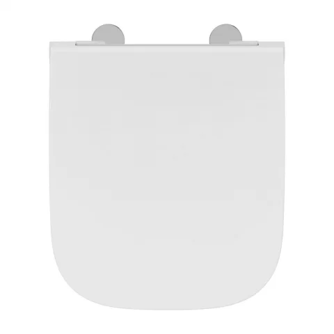 Capac WC cu inchidere normala Ideal Standard i.life S slim alb lucios