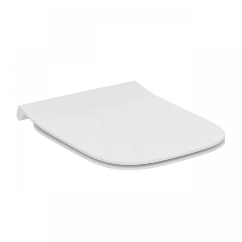 Capac WC cu inchidere normala Ideal Standard i.life A slim alb lucios