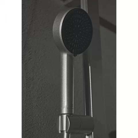 Para de dus Ideal Standard Alu+ IdealRain argintiu mat 2 jeturi