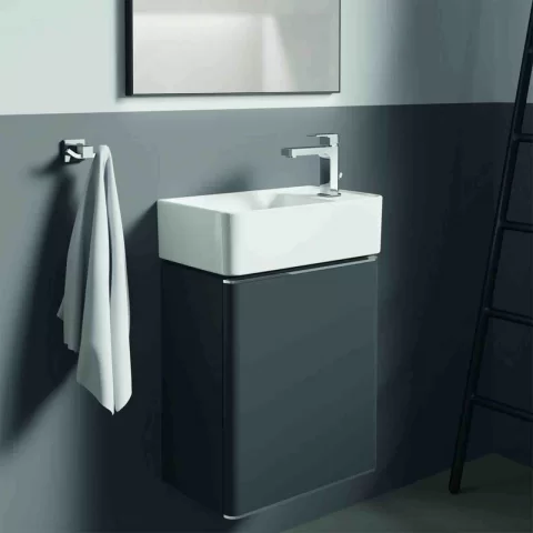 Cuier dublu Ideal Standard IOM crom lucios design patrat