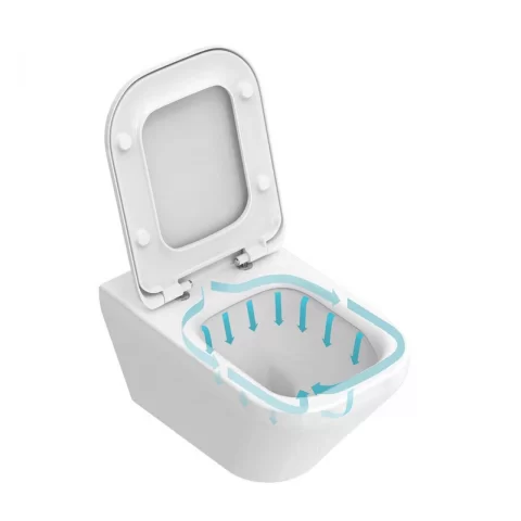 Capac WC cu inchidere lenta Ideal Standard Tonic II slim alb lucios