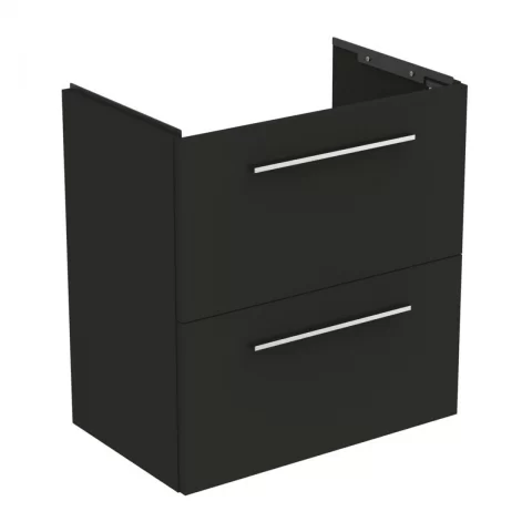 Baza lavoar suspendat Ideal Standard i.life S 2 sertare 60x37.5 cm gri carbon mat