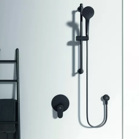 Baterie dus incastrata Ideal Standard Cerafine O negru mat monocomanda 