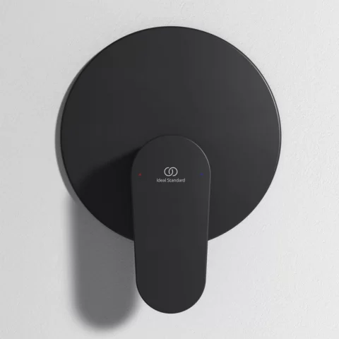 Baterie dus incastrata Ideal Standard Cerafine O negru mat monocomanda 