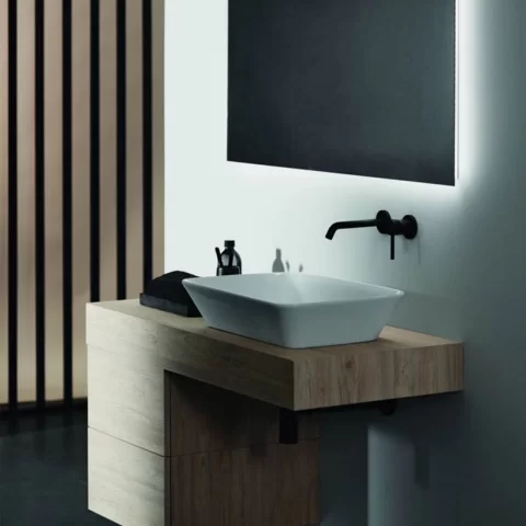 Baterie lavoar incastrata Ideal Standard Ceraline negru mat monocomanda 