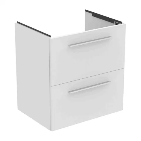 Baza lavoar suspendat Ideal Standard i.life A 2 sertare 60x44 cm alb mat