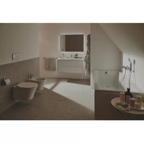 Baterie bideu Ideal Standard Ceraline crom lucios cu ventil metalic