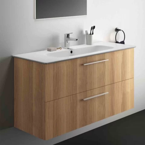 Lavoar pe mobilier Ideal Standard i.life A 124x46 cm alb lucios
