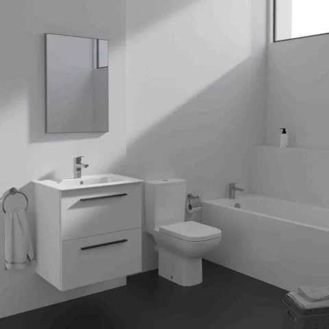 Baza lavoar suspendat Ideal Standard i.life A 2 sertare 60x44 cm alb mat