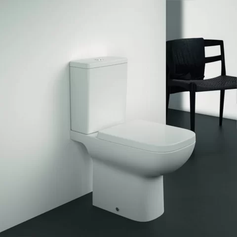 Vas WC pe pardoseala Ideal Standard I.Life A alb lucios 66.5x36 cm rimless
