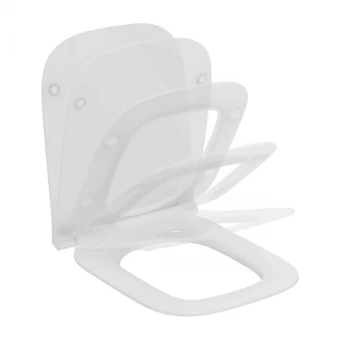 Set PROMO vas WC suspendat Ideal Standard i.life A 54x35.5 cm cu rezervor ProSys 120M si capac alb slim softclose