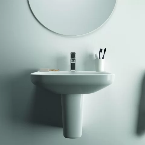 Lavoar suspendat Ideal Standard i.life A 60x48 cm alb lucios