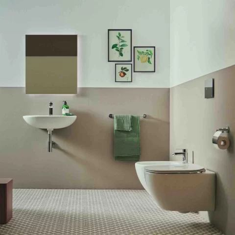 Lavoar suspendat Ideal Standard Tesi 60x47.5 cm alb lucios