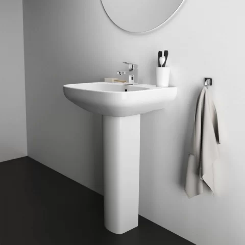 Lavoar suspendat Ideal Standard i.life A 60x48 cm alb lucios